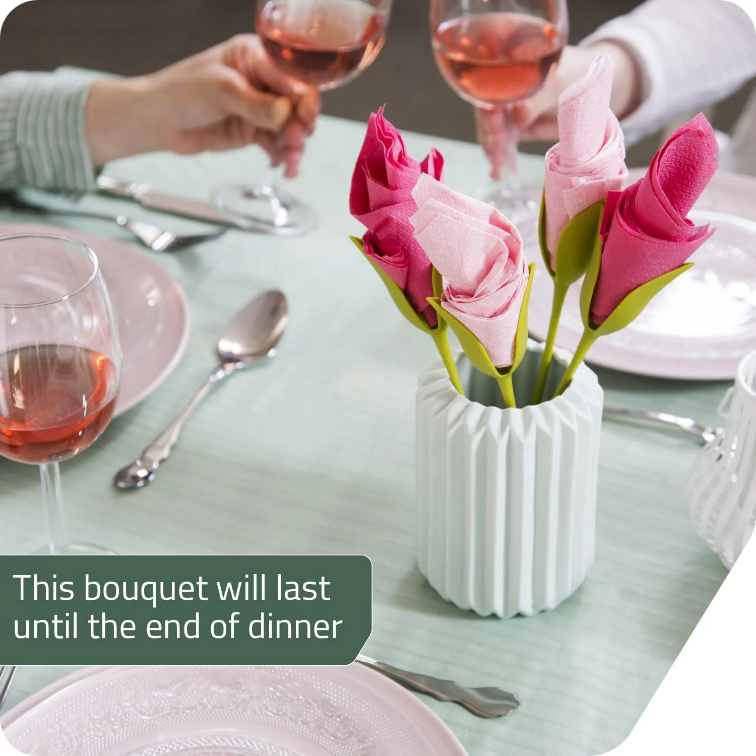 1+1 FREE | BloomCraft – Instantly Transform Napkins into Impressive Flower Arrangements - Image 2
