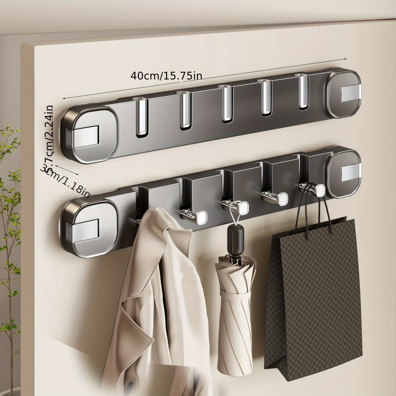 1+1 FREE | OrganizeEase – wall-mounted storage solution without damage, instantly creates order - Image 10