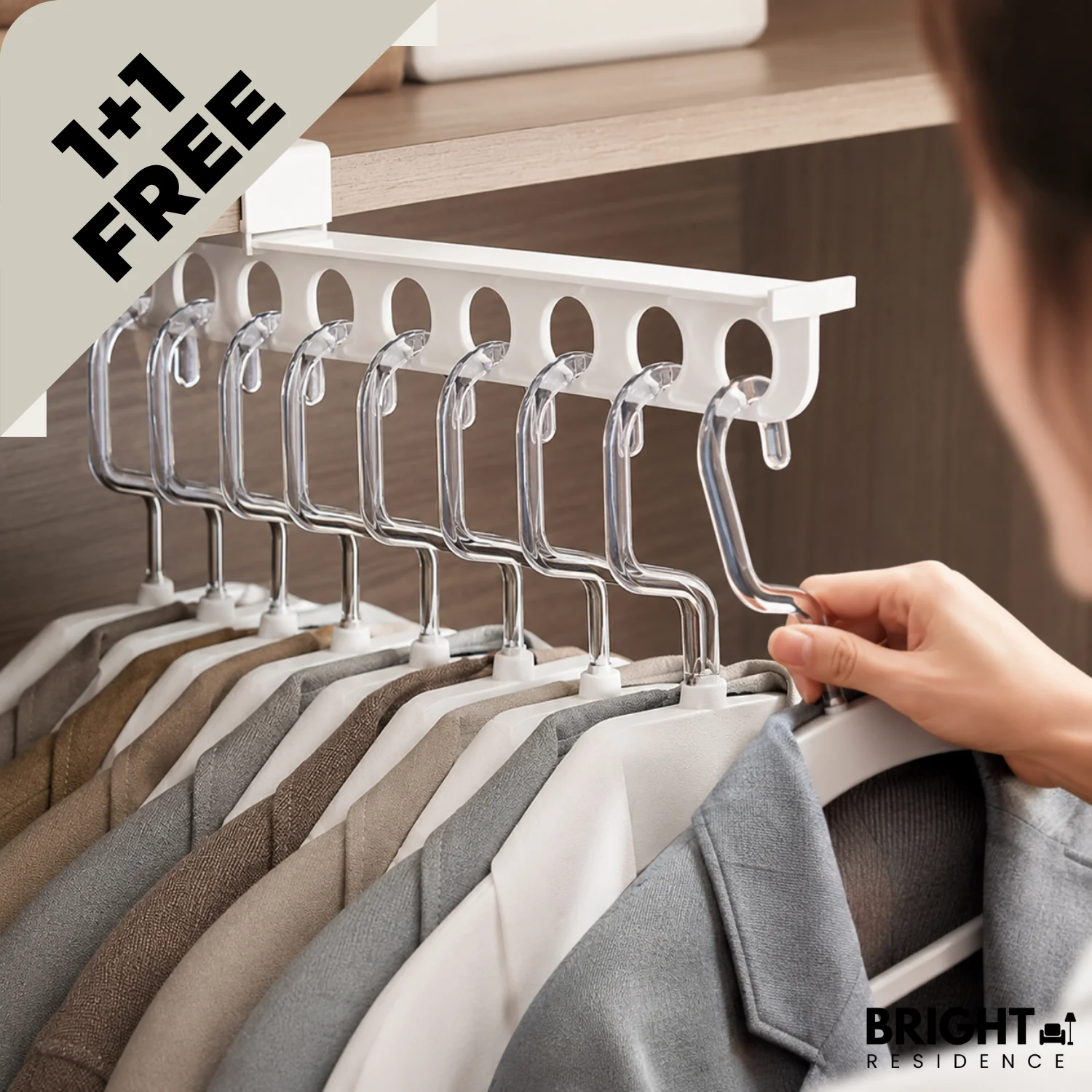 1+1 FREE | PullOut - Extendable Clothes Rail