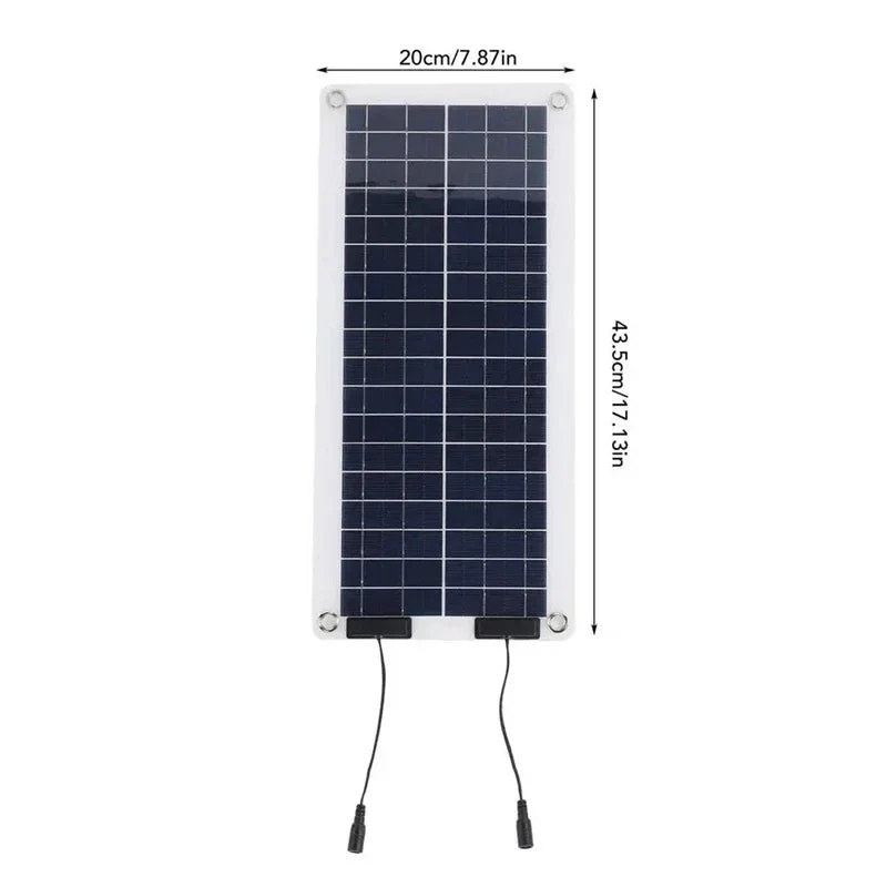 100W Solar Charger for Car, RV & Boat | Weatherproof & Durable | Dual Output & USB Power Delivery - Image 4