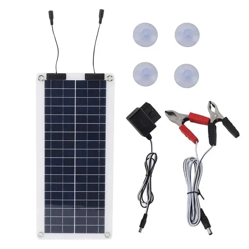 100W Solar Charger for Car, RV & Boat | Weatherproof & Durable | Dual Output & USB Power Delivery - Image 6
