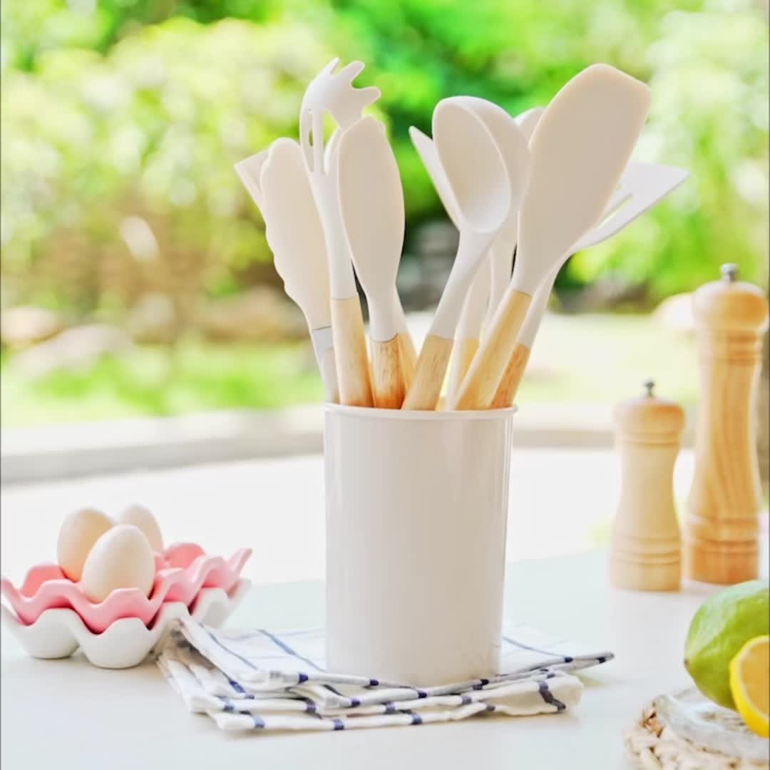 12-Piece Kitchen Utensil Set | Heat-Resistant Silicone | Dishwasher Safe & BPA-Free | Durable - Image 3