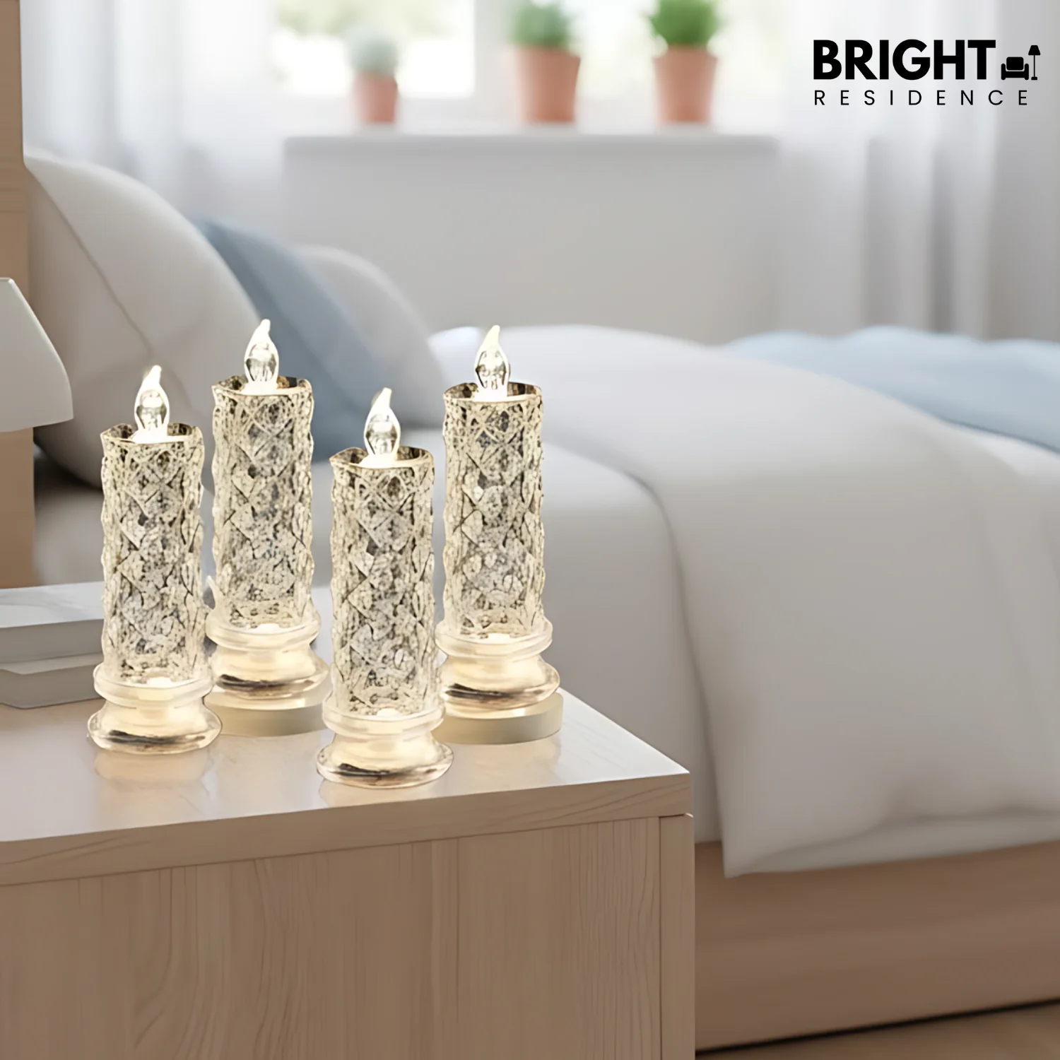2+2 FREE | CrystalGlow – LED candles with sparkling crystal effect! - Image 5