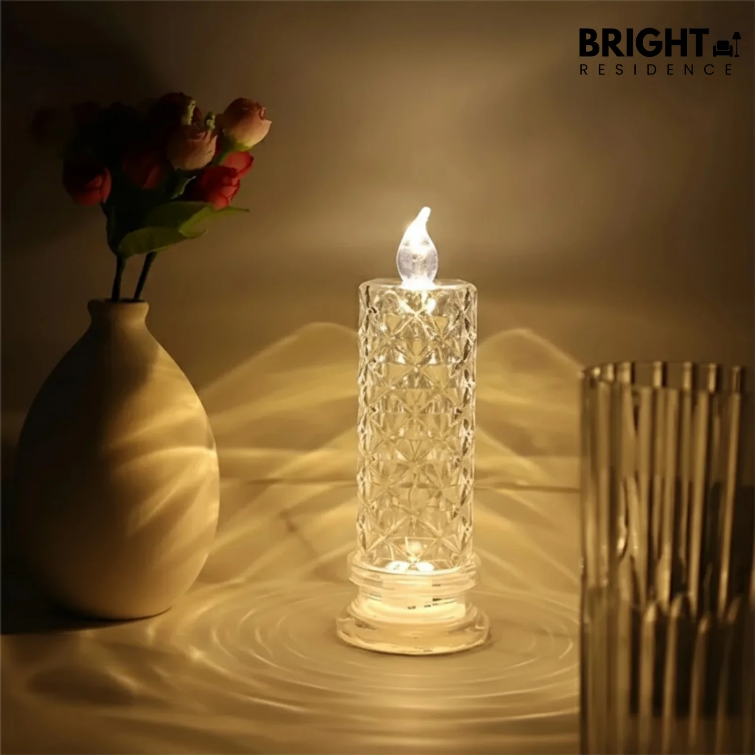 2+2 FREE | CrystalGlow – LED candles with sparkling crystal effect! - Image 9