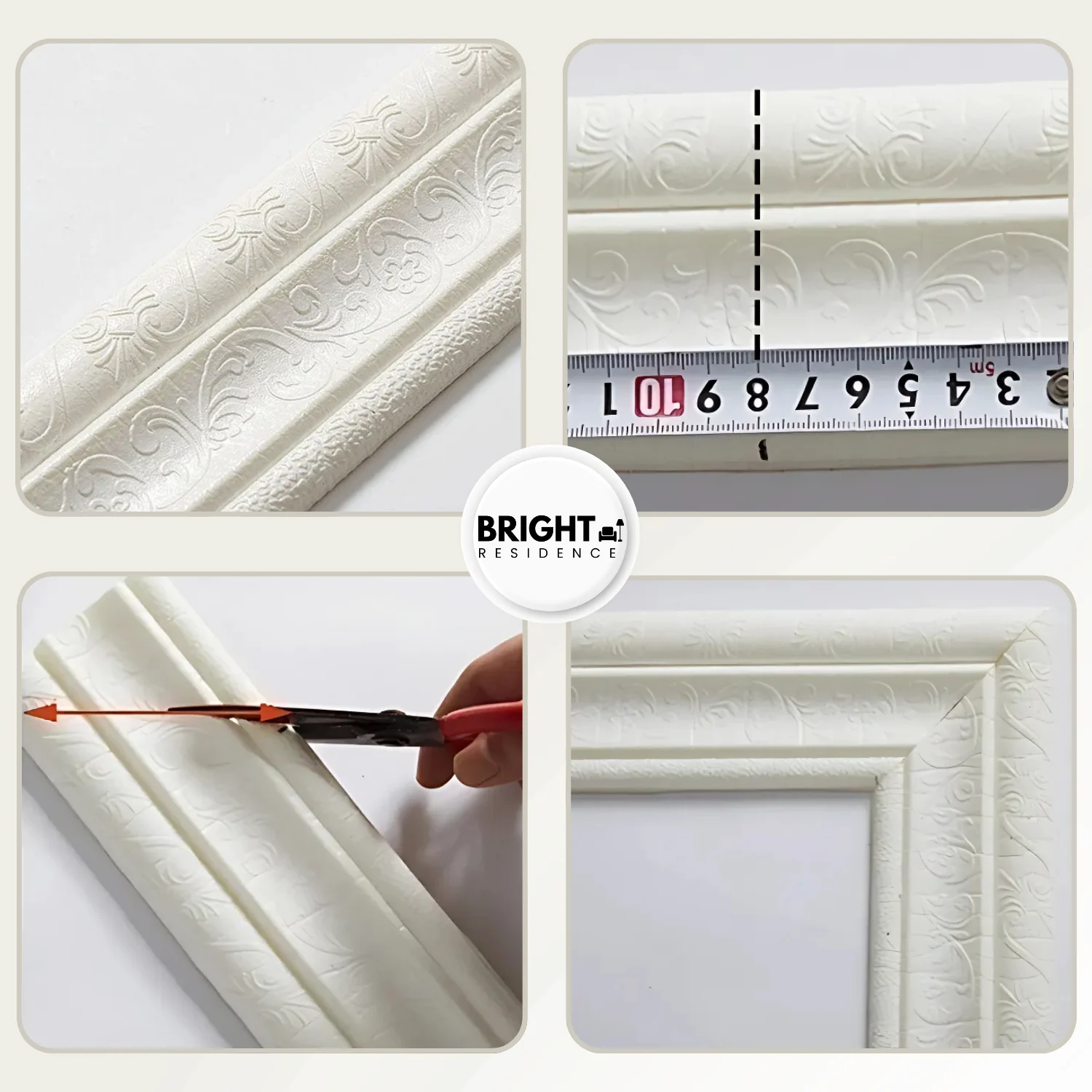 2+2 FREE | EcoBorder - 3D wall border with environmental protection - Image 5