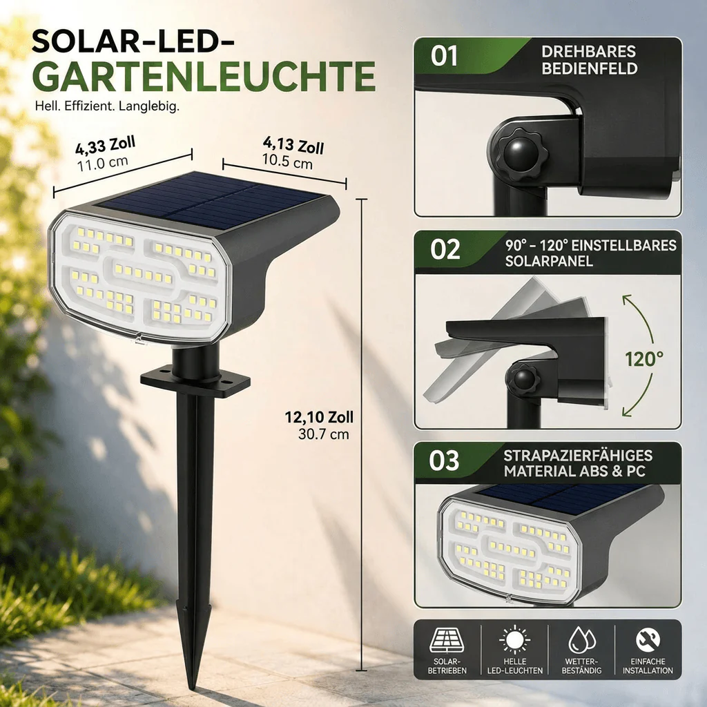 2+2 FREE | SolvaynGlow – Illuminate Your Garden Automatically Every Night - Image 11