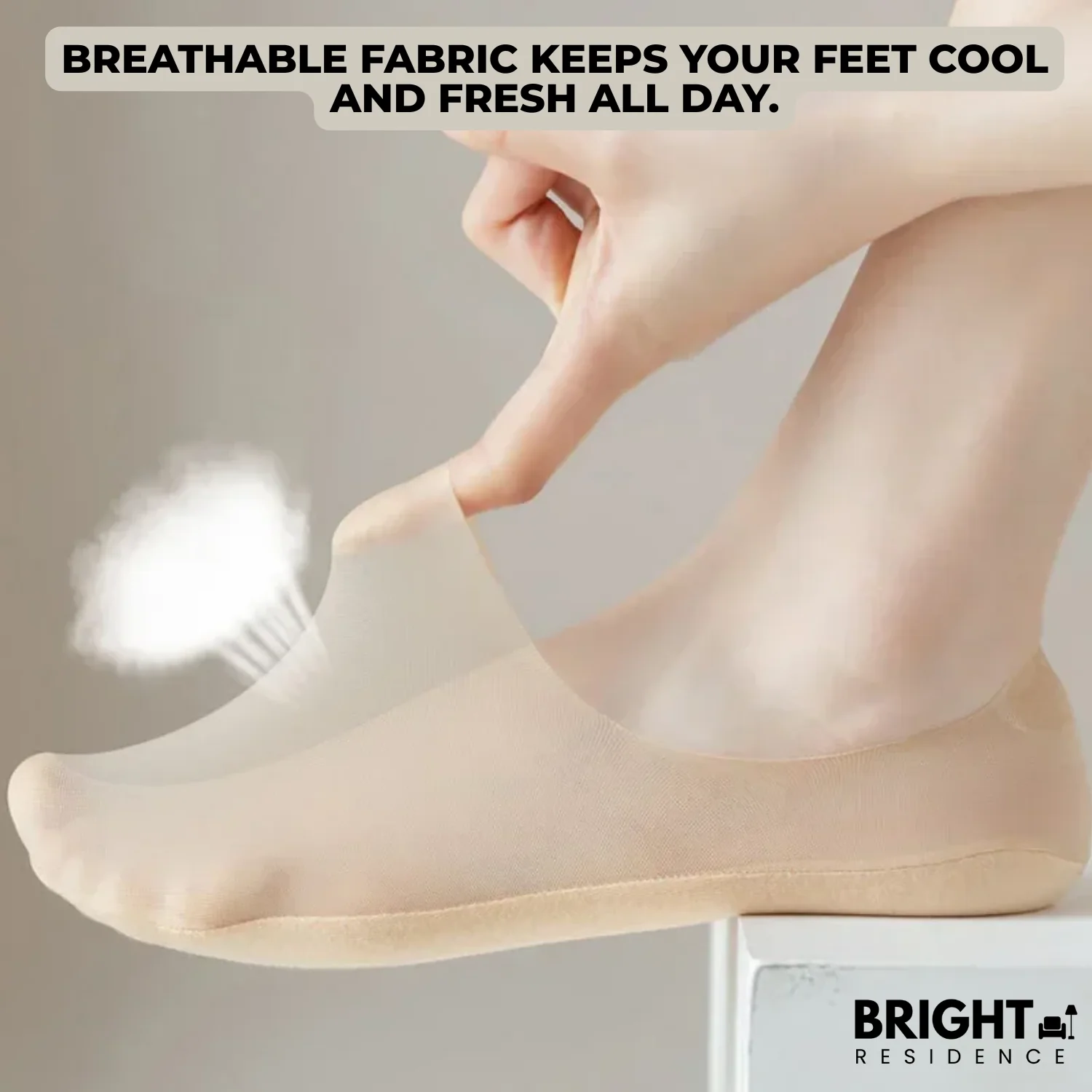 2+3 FREE | Comfy - Ice Silk Socks | Invisible & Breathable | Ultralight - Image 2