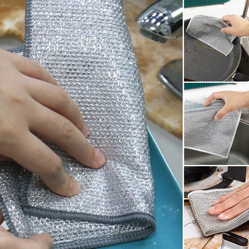 5+5 FREE | FlexClean - Multipurpose Wire Cloths for Stubborn Stains - Image 7