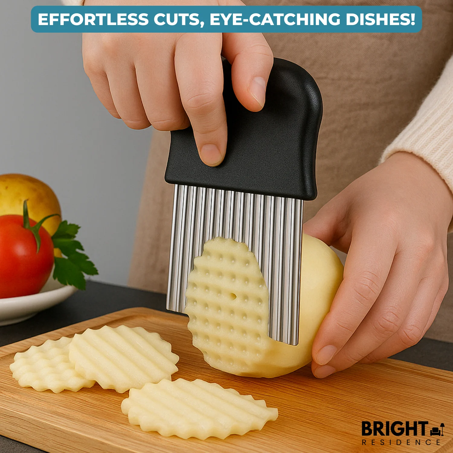 50% OFF | RippleCutter™ - Wavy stainless steel kitchen slicer - Image 2
