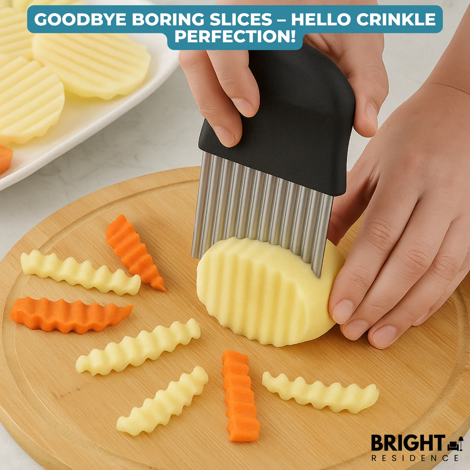 50% OFF | RippleCutter™ - Wavy stainless steel kitchen slicer - Image 3