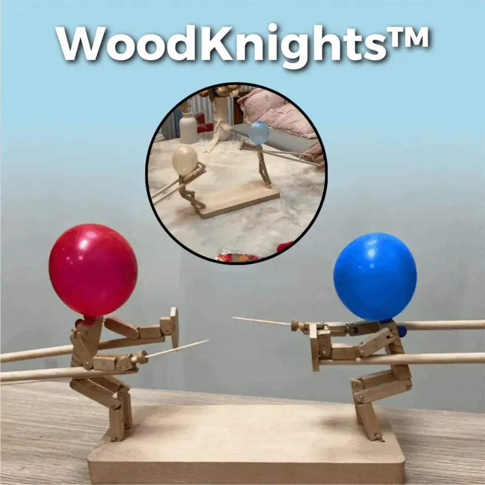 50% OFF | WoodKnights™ - Balloon Bamboo Man Sword Fight - Incl. 100 Balloons