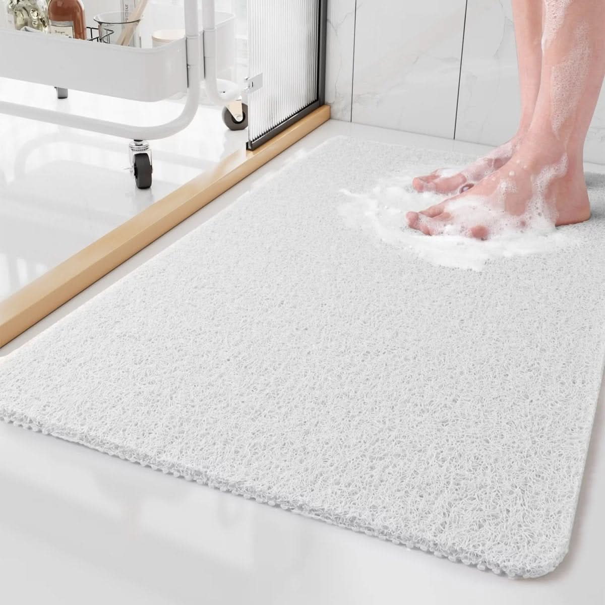 Anti-Slip Shower Mat | Quick-Drain System | Antibacterial Quick-Dry Surface | Spa Comfort - Image 6