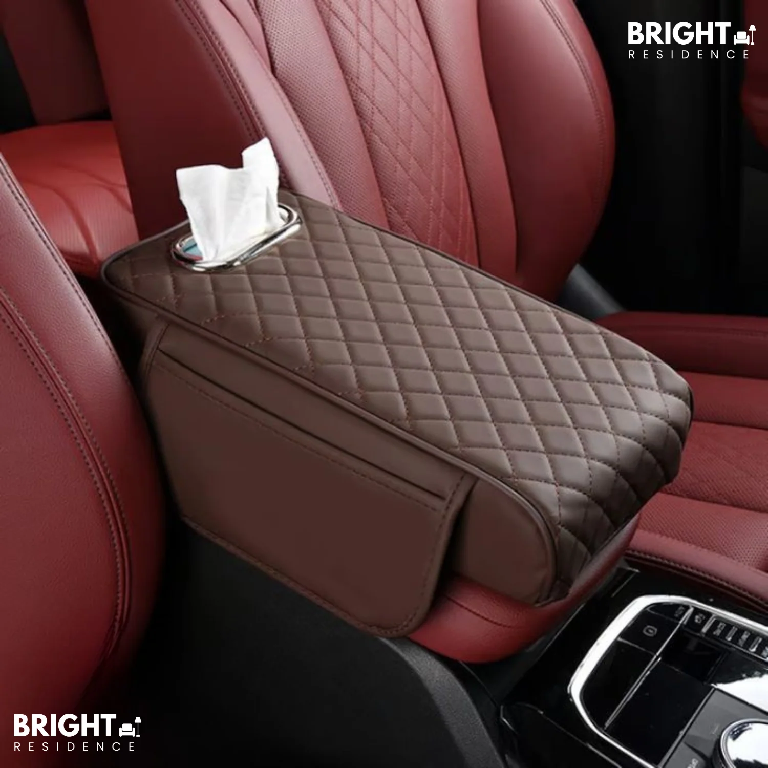 ArmNest™ - Car armrest box with tissue holder - Image 9