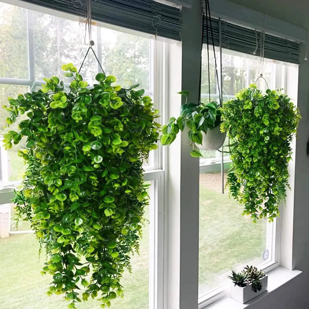 Artificial Fern Vines | Lifelike Hanging Design | 2.5 ft Height | Wedding & DIY Decoration - Image 3