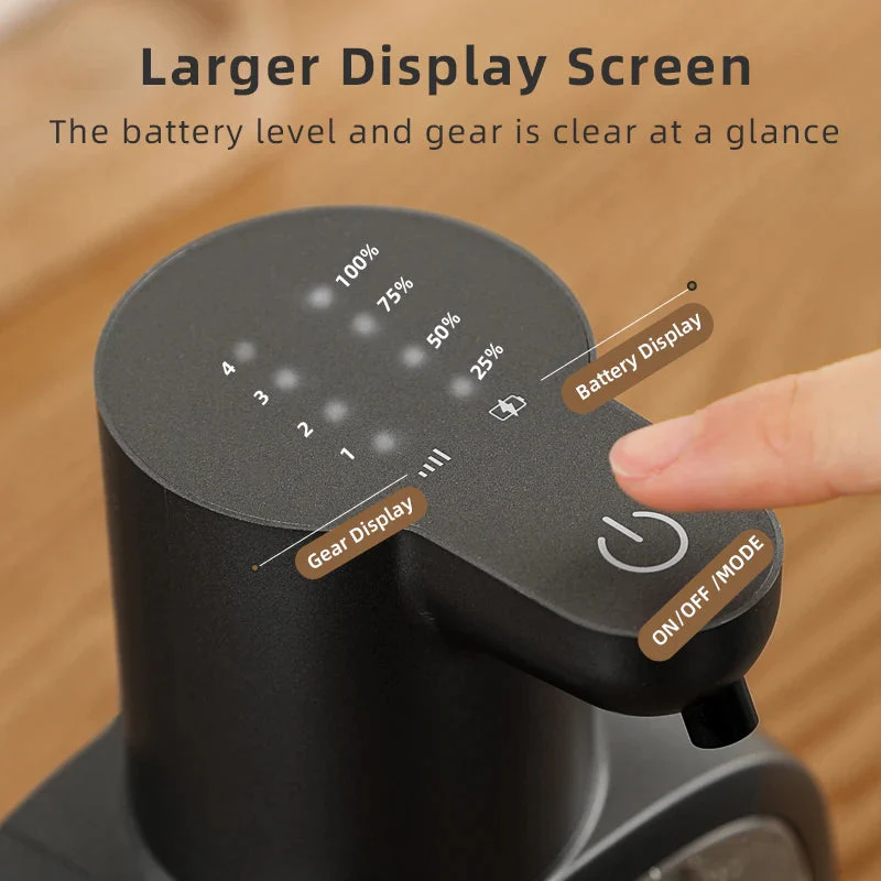 Automatic Foam Soap Dispenser | Touchless Sensor | 16.9 fl oz Capacity | Space-Saving - Image 4