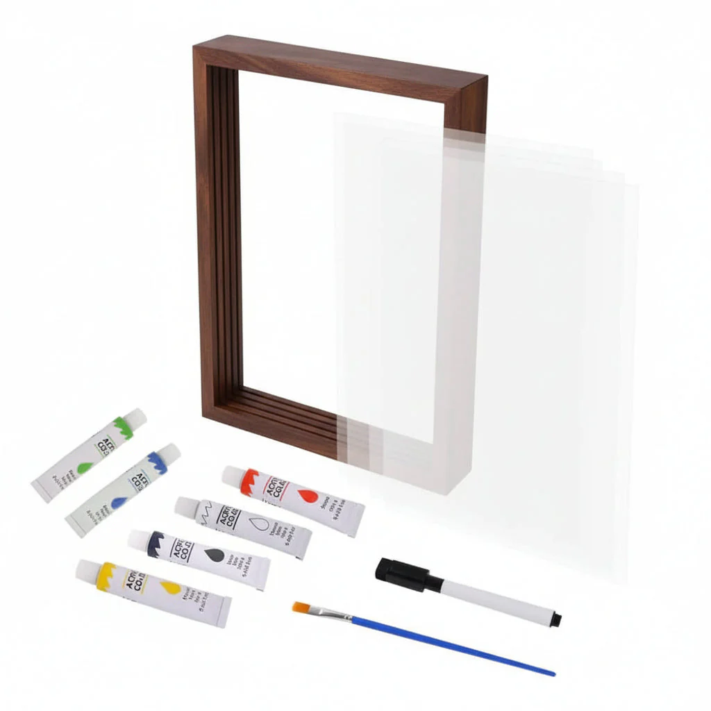 Baby Hand & Footprint Memory Frame | Natural Wood & Non-Toxic Clay Kit | Timeless Keepsake - Image 5