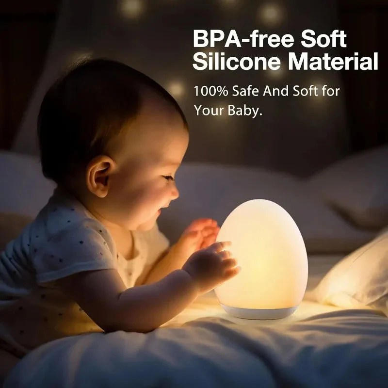 Baby & Kids Night Light | RGB & Dimmable Warm Light | 100h Battery | Child-Safe - Image 3
