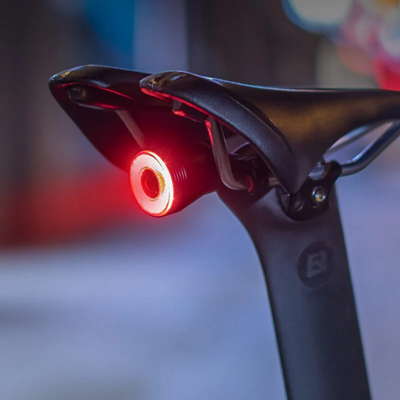Bicycle Rear Light | Automatic Brake Light & Ambient Light Sensor | USB Rechargeable | Waterproof - Image 2