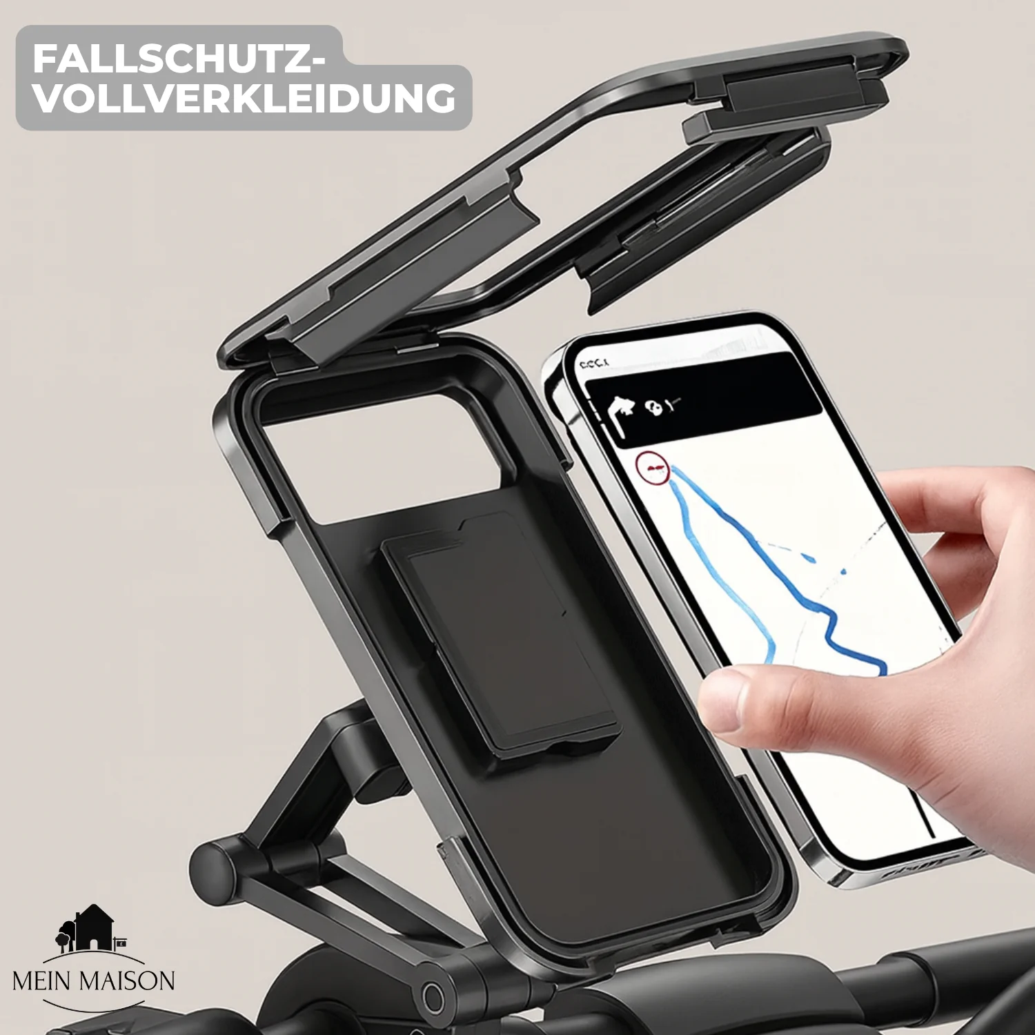 Bike & Motorcycle Phone Mount | 360° Rotation & Quick-Release | Fits Phones up to 6.5 in - Image 6