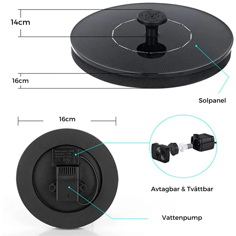 BirdBath - Solar Powered Fountain - Image 5