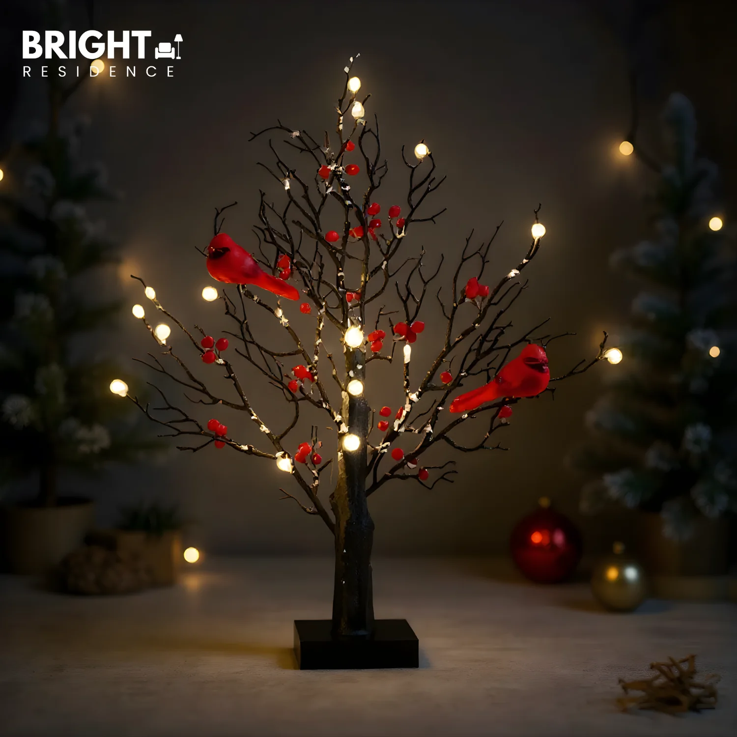 BirdPine Classic – The Luminous Vintage Christmas Tree Full of Nostalgia