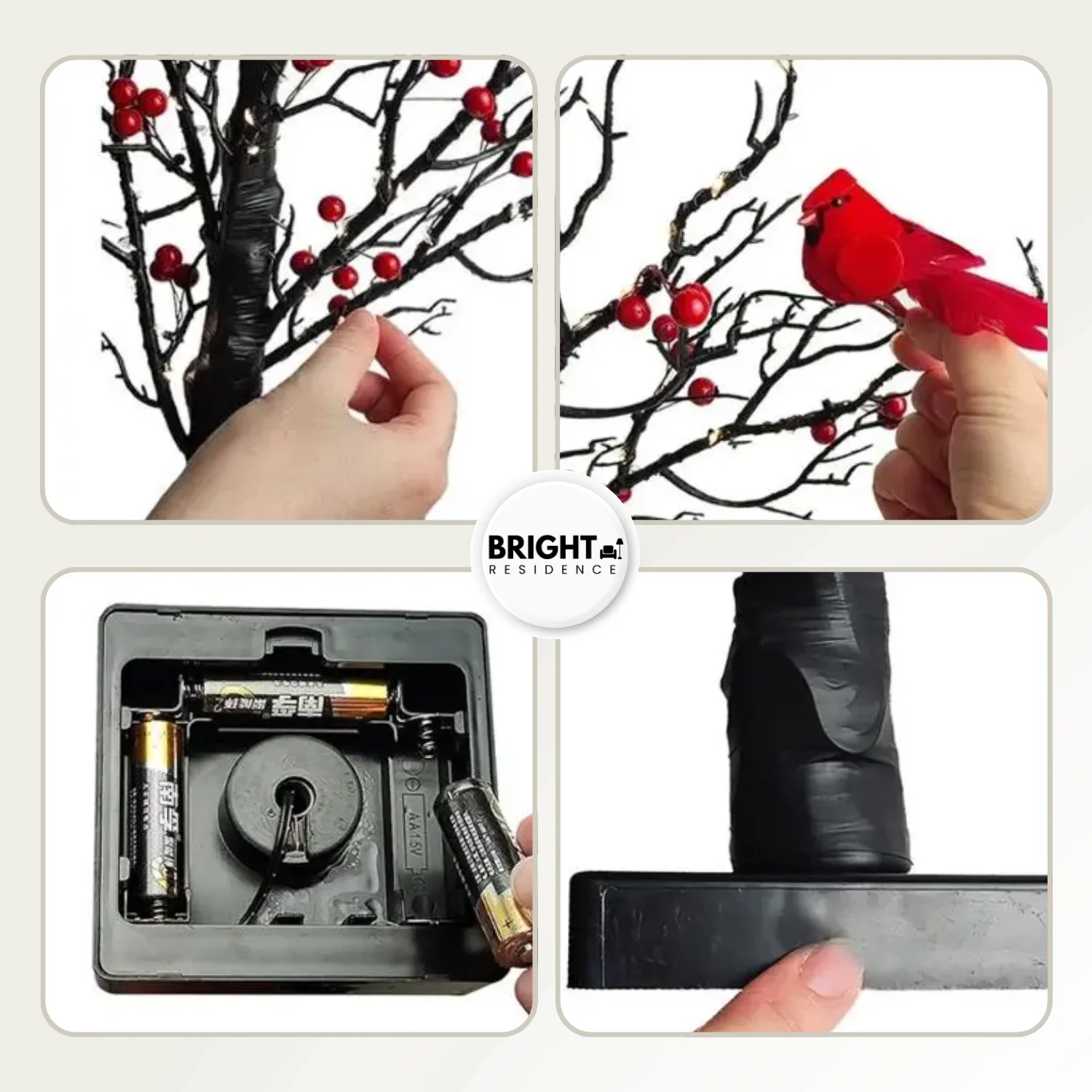 BirdPine Classic – The Luminous Vintage Christmas Tree Full of Nostalgia - Image 3