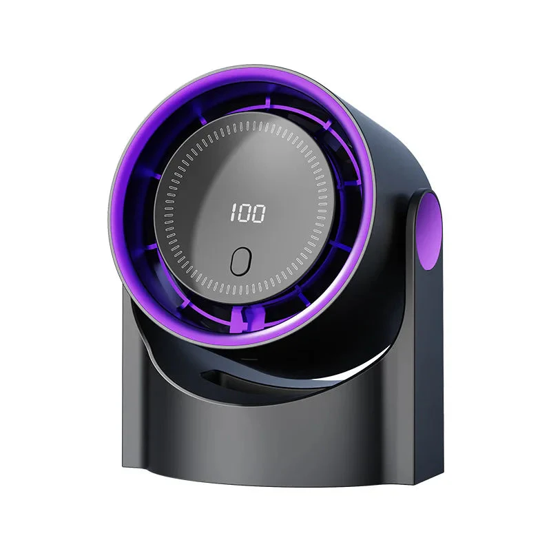 Bladeless Desktop Fan | 100 Speed Levels | USB Powered & Portable | Whisper-Quiet