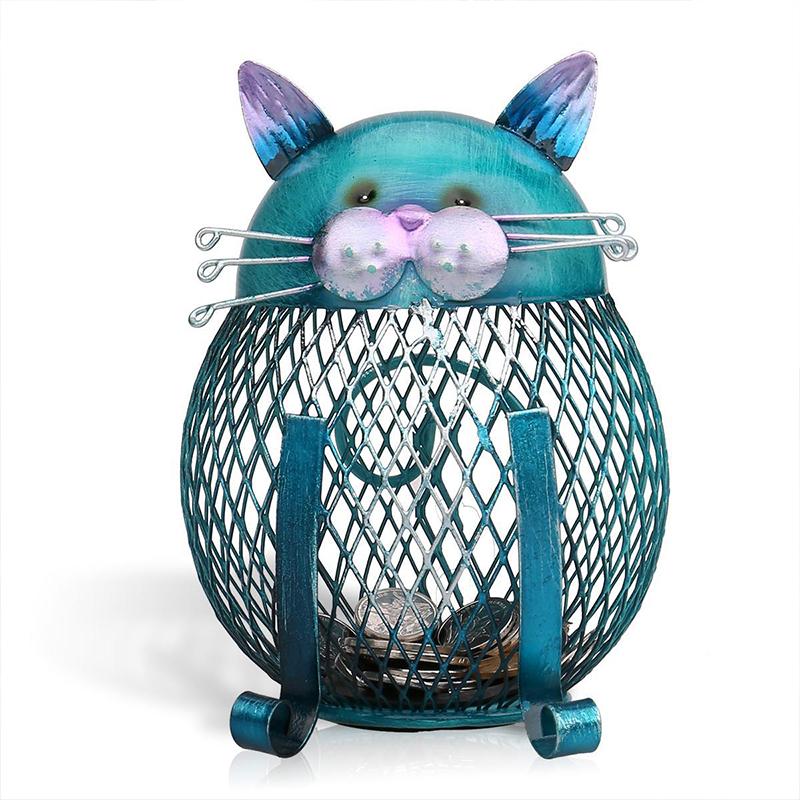 BluePurrCoin – Sturdy Cat Piggy Bank for Stylish, Secure Saving - Image 5