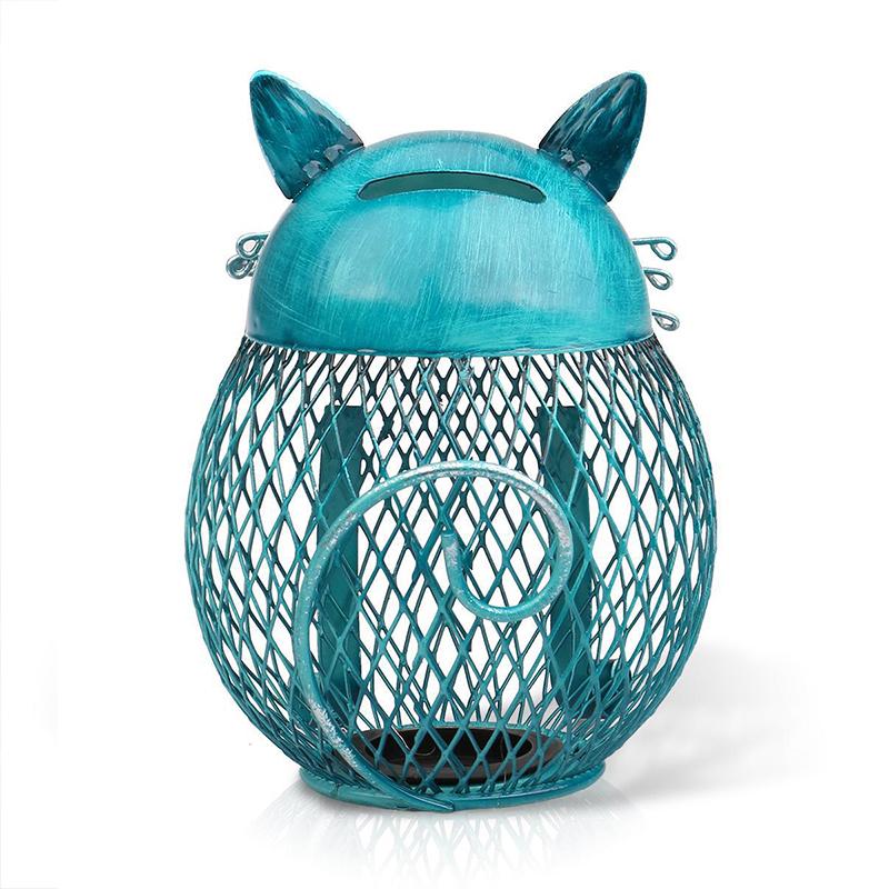 BluePurrCoin – Sturdy Cat Piggy Bank for Stylish, Secure Saving - Image 6