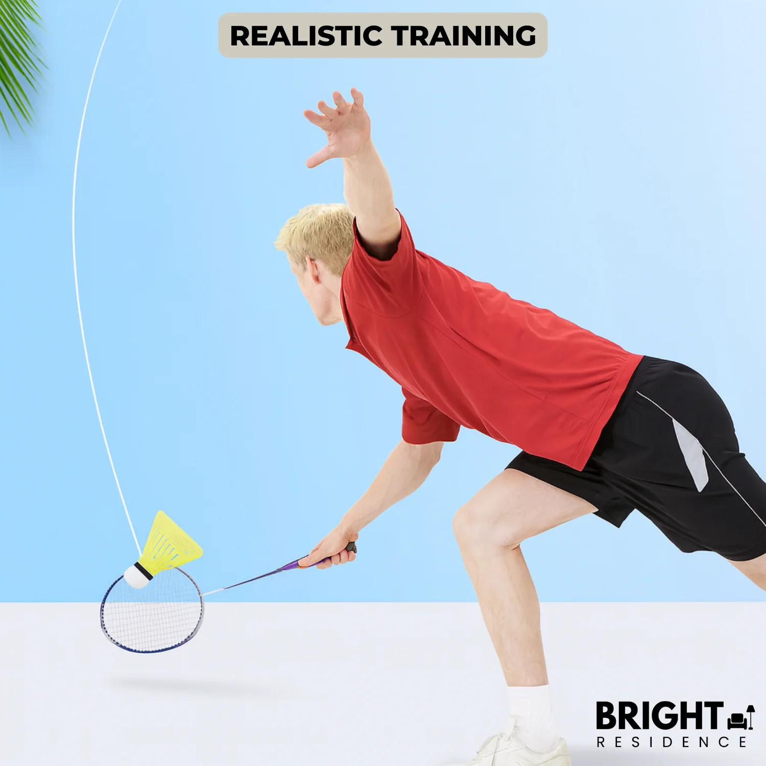 2+1 FREE | BounceBird – Solo Badminton Training Made Fun - Image 3