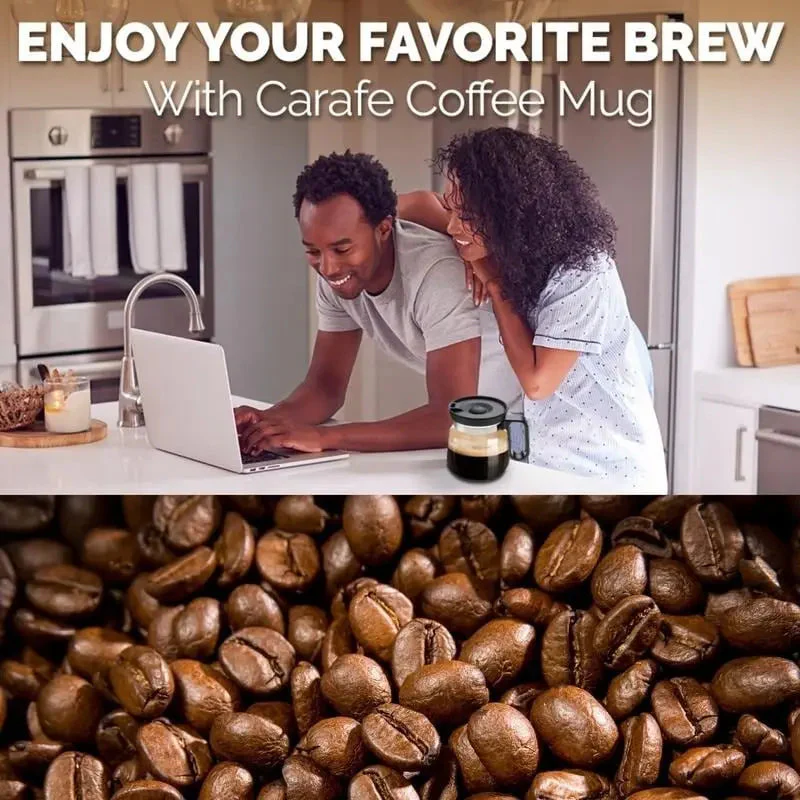 BrewMate – The stylish glass cup in coffee pot design - Image 6