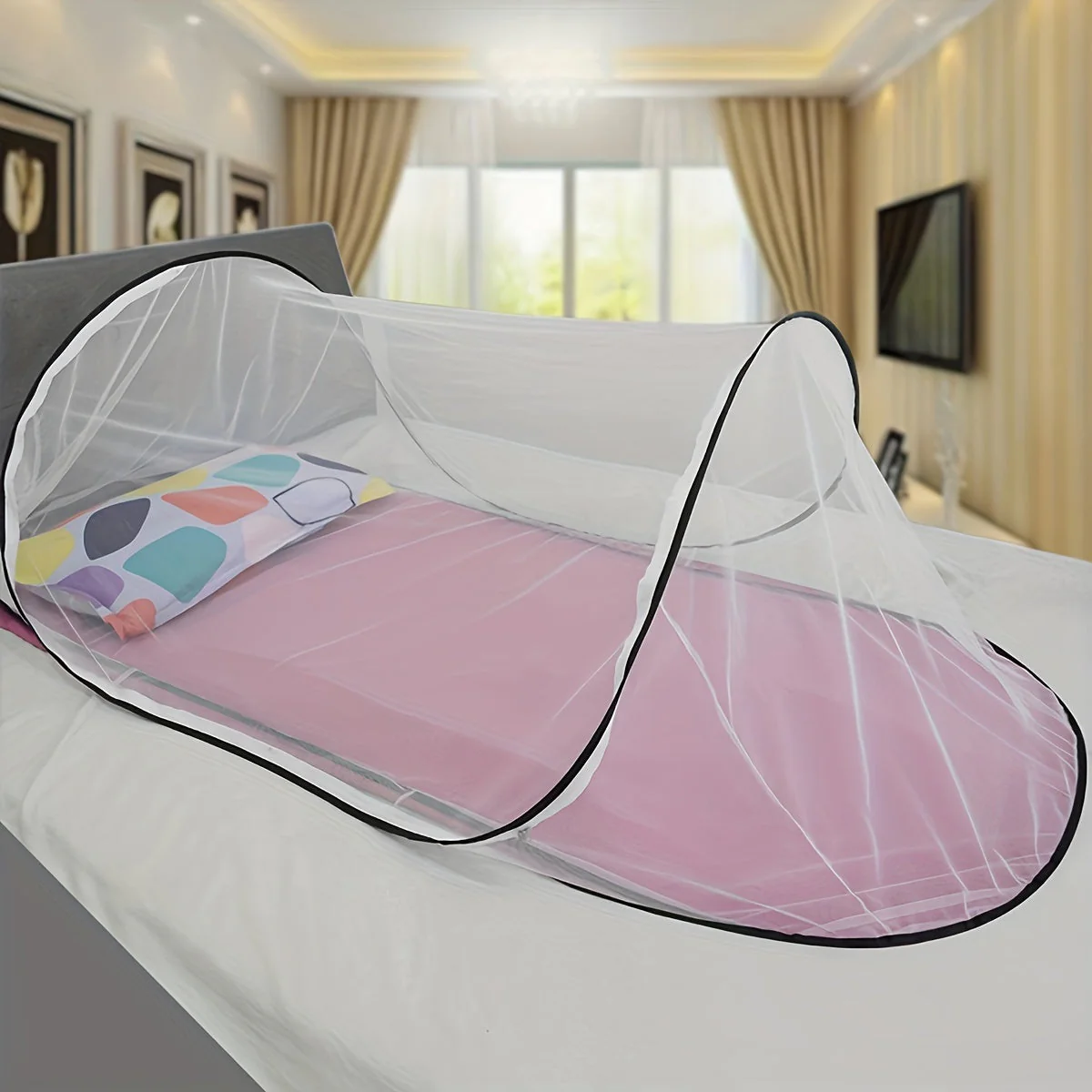 Camping Mosquito Net for 1 Person | Ultralight & Foldable | Zipper Opening