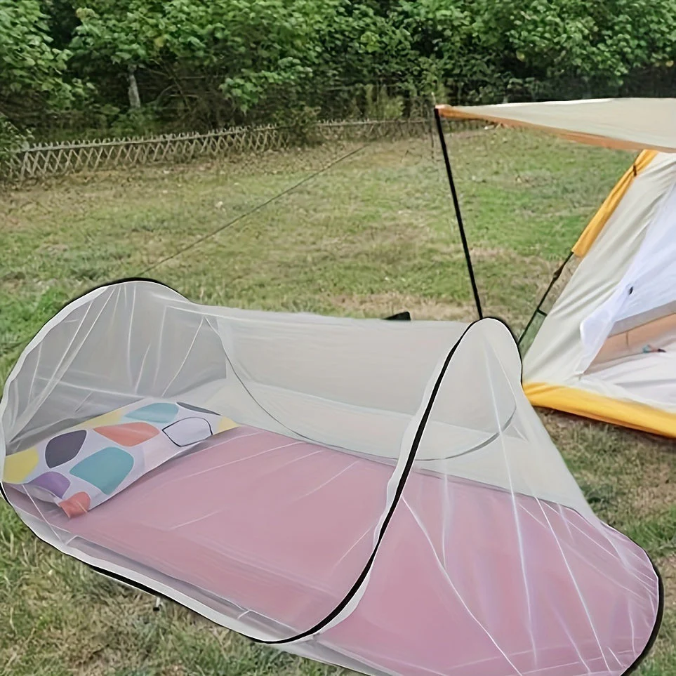 Camping Mosquito Net for 1 Person | Ultralight & Foldable | Zipper Opening - Image 4