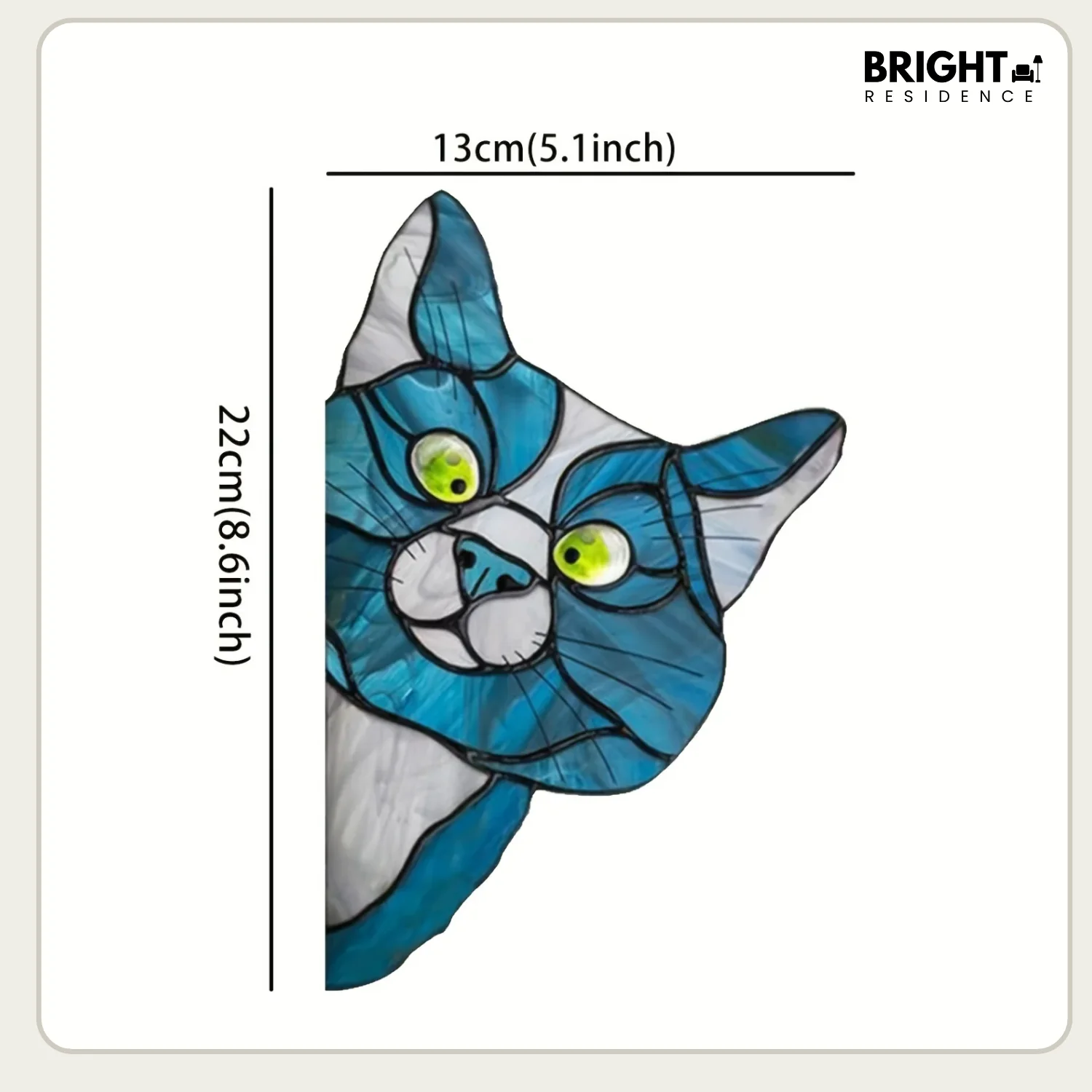 CatPeek – Handmade Cat Suncatcher for the Window - Image 12