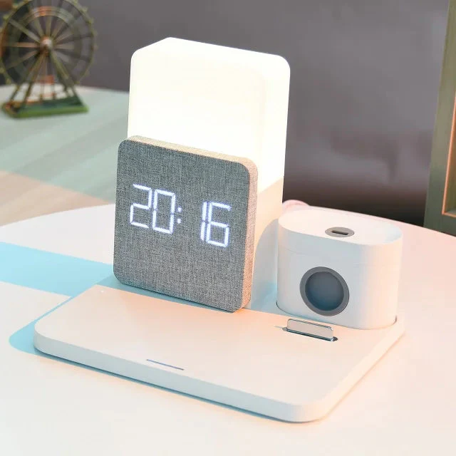 ChargeEase – Declutter Nightstands with Wireless Charging + Soft Lamp - Image 8