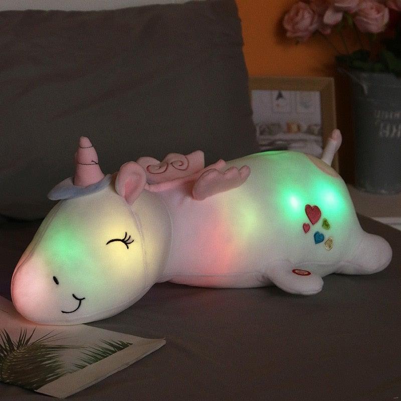 Children's Unicorn Plush Toy | Light-Up Rainbow LEDs | 60cm Soft Plush - Image 7