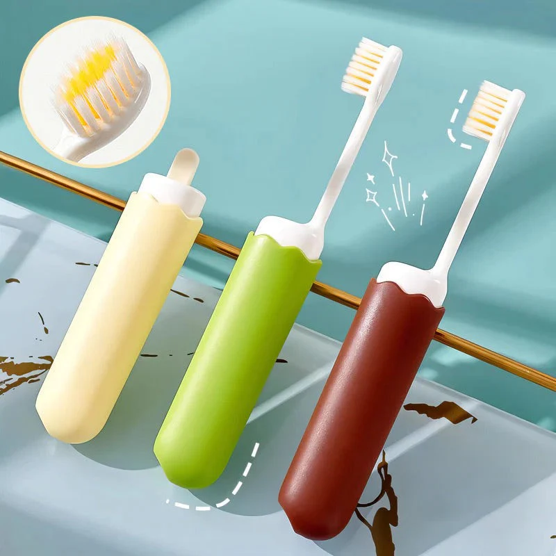 1+1 FREE | CleanVibe - Ultimate Travel Toothbrush for Fresh, Germ-Free Smiles
