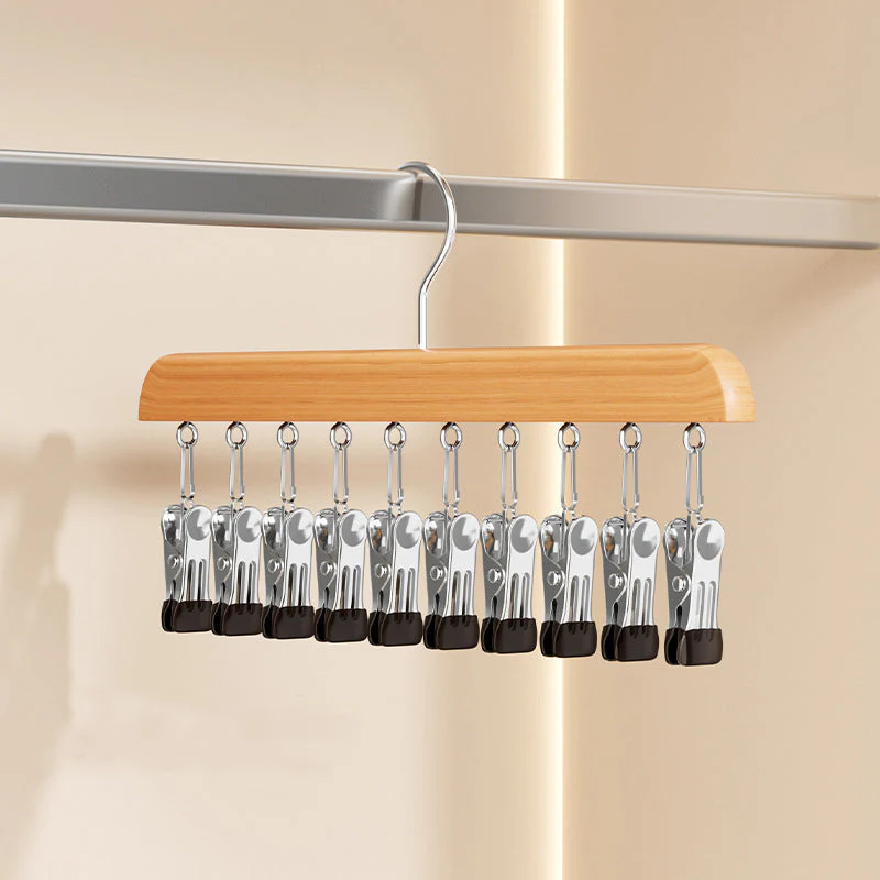ClosetHaven - Maximize Closet Space with Rotatable Clothes Hanger with 8 Hooks and 360° Rotation - Image 8