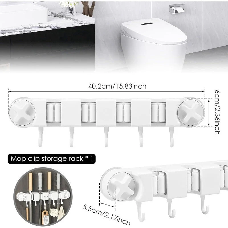 1+1 FREE | ClutterFreePro - Effortless organization of mops and brooms without drilling - Image 6