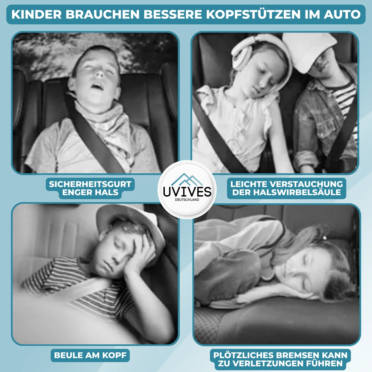 ComfortJourney - Back Seat Travel Pillow for Children in the Car - Image 2