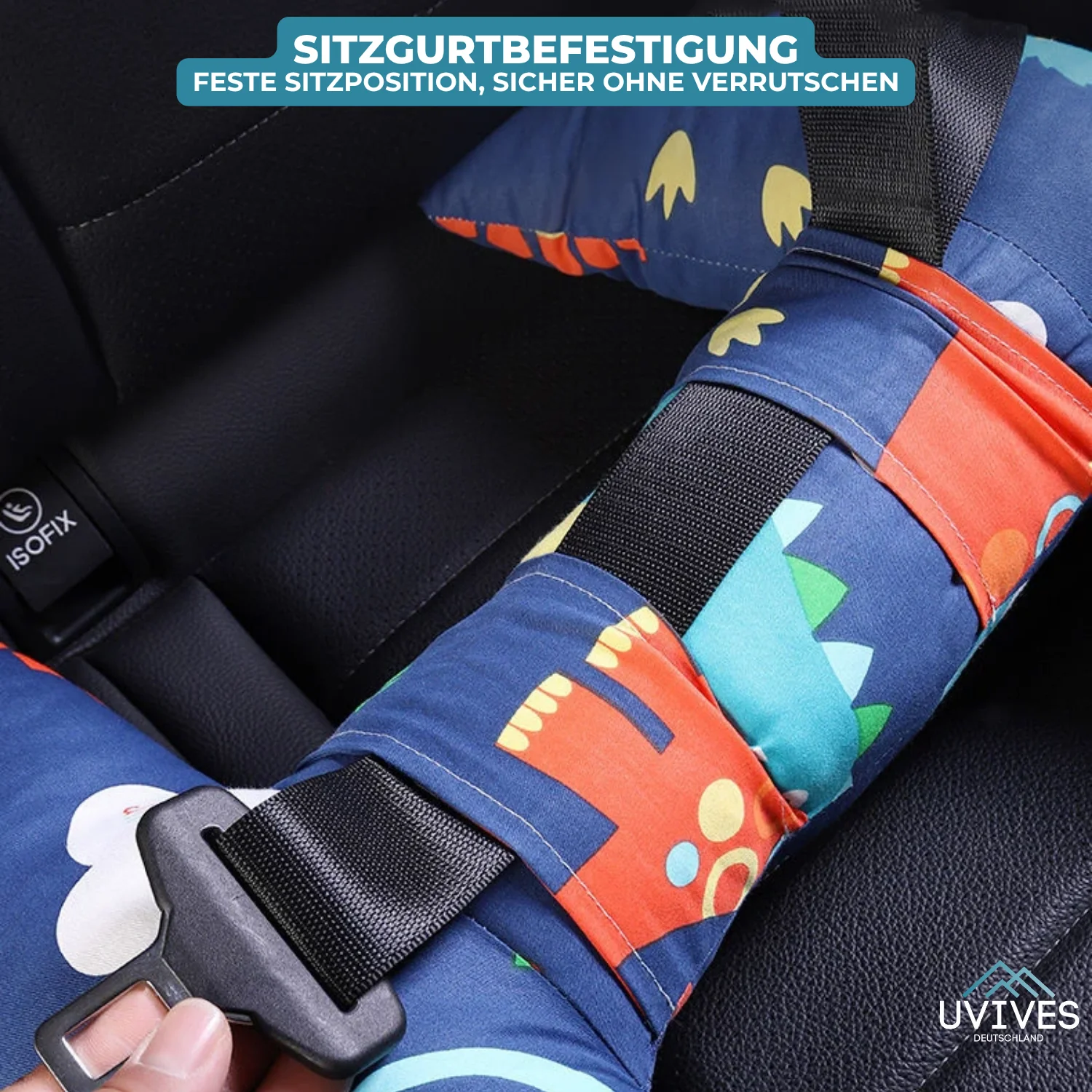 ComfortJourney - Back Seat Travel Pillow for Children in the Car - Image 3