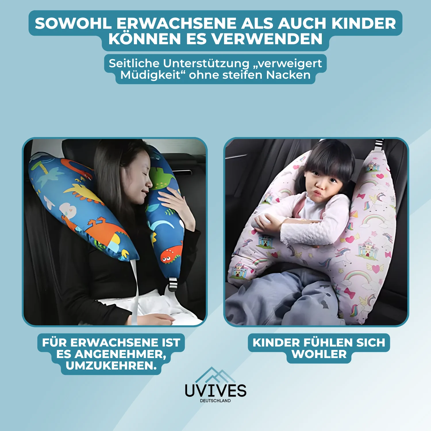 ComfortJourney - Back Seat Travel Pillow for Children in the Car - Image 4