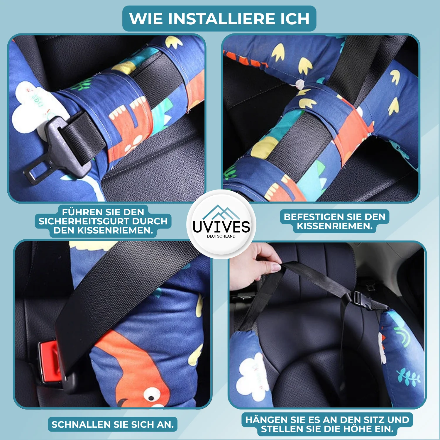 ComfortJourney - Back Seat Travel Pillow for Children in the Car - Image 5