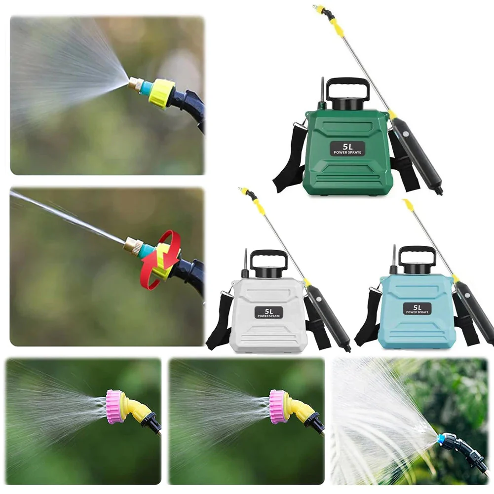 Cordless Sprayer | Auto Pump & 3-in-1 Nozzle | 5L Tank & USB Charging | Garden & Home - Image 8