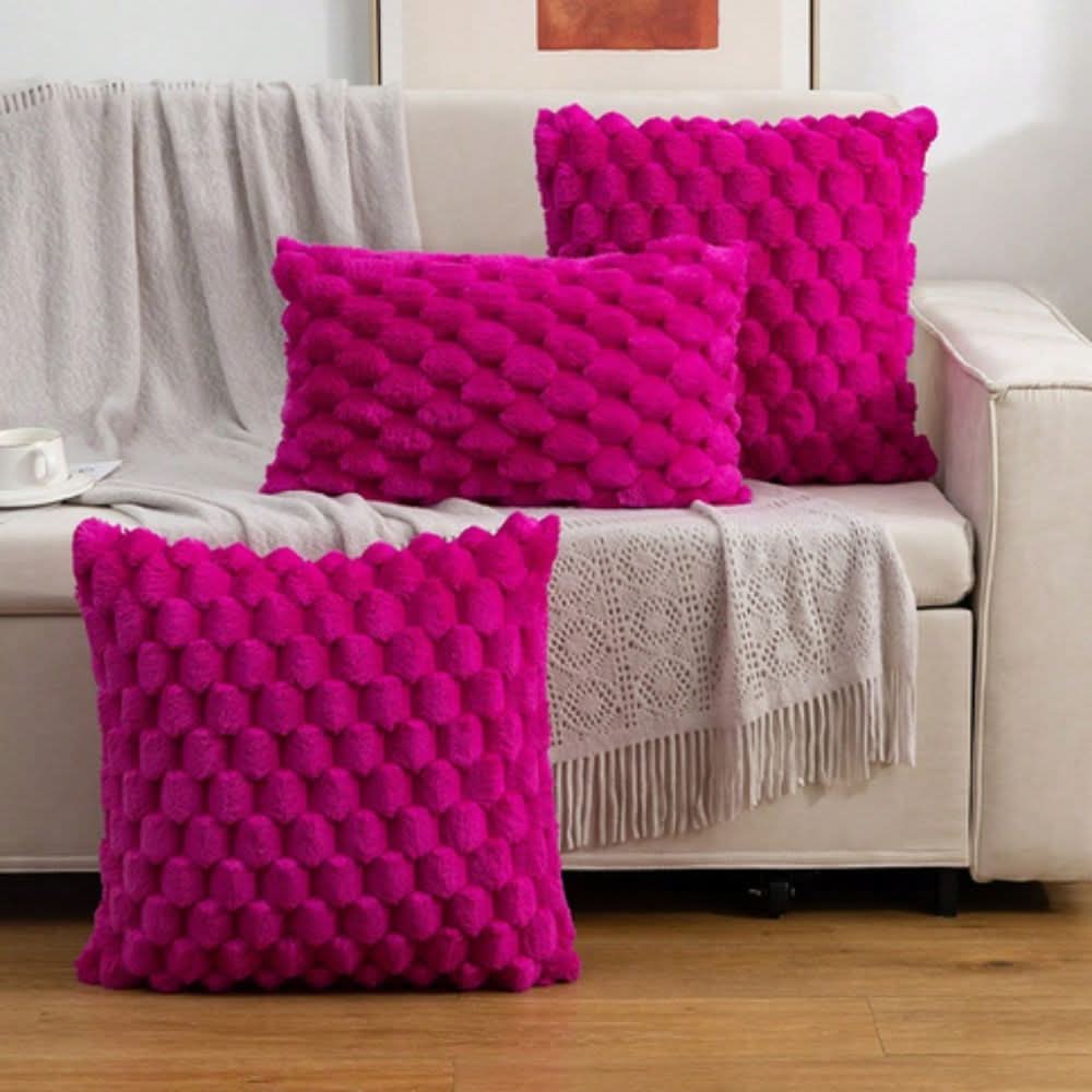 Cushion Cover | Fluffy 3D Texture | Cotton Blend - Image 14