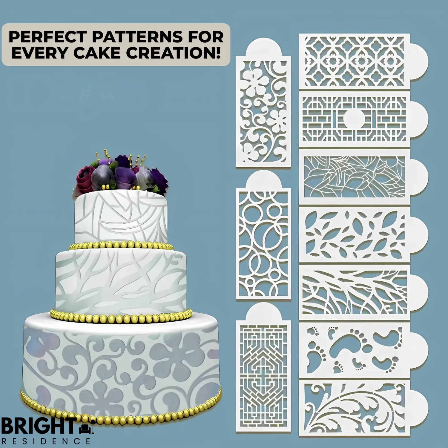 DecoLace™ - DIY cake decorating mold made from lace - Image 2