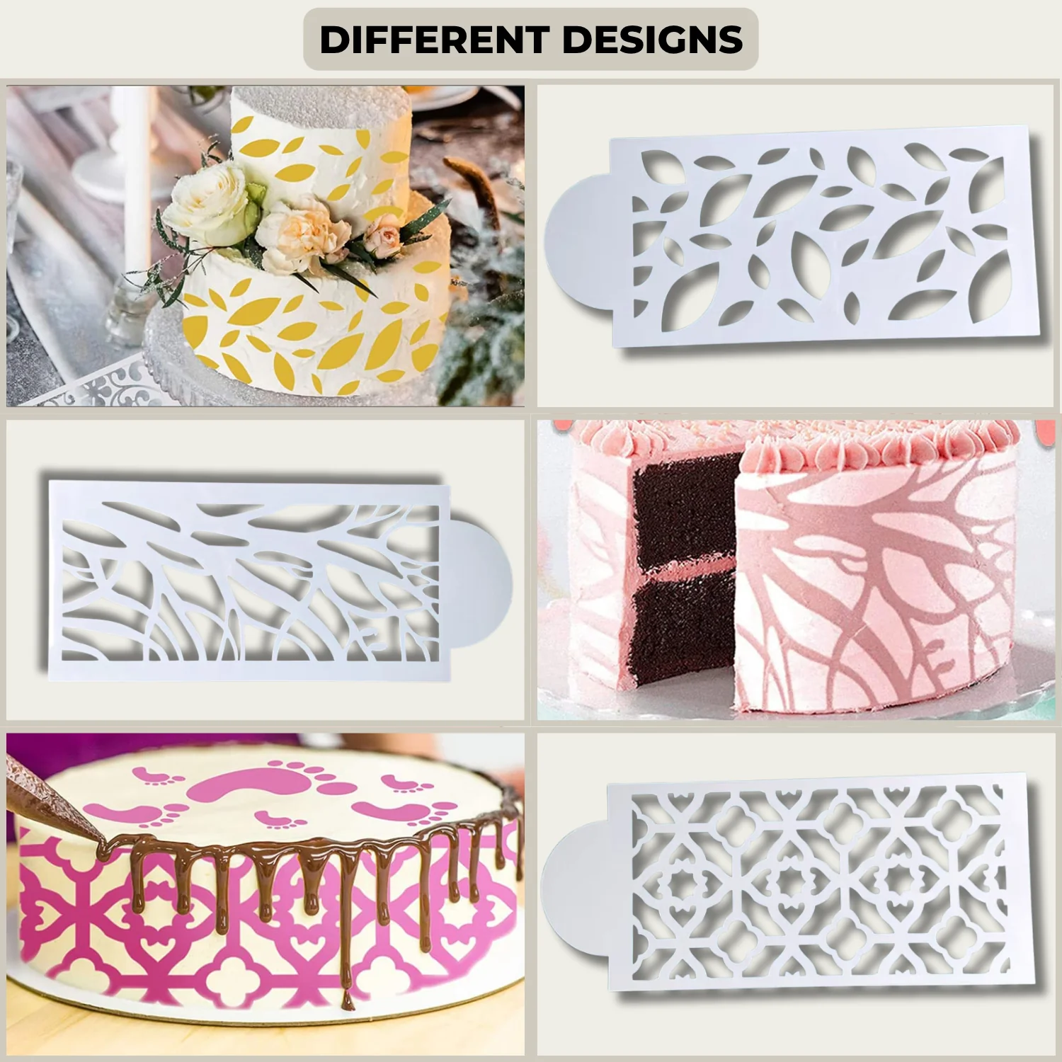 DecoLace™ - DIY cake decorating mold made from lace - Image 3