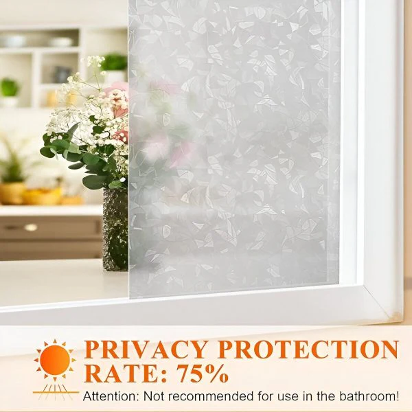 Decorative Window Film | Iridescent Rainbow Effect | Static-Cling & Reusable | UV Protection - Image 7