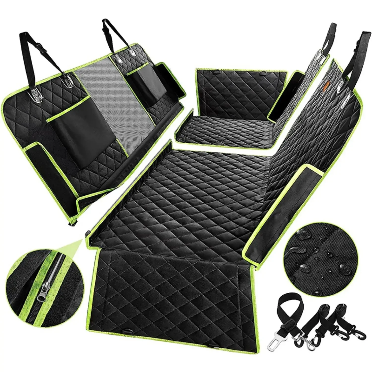 Dog Car Seat Cover | 6-in-1 Hammock & Cargo Protector | Waterproof, Non-Slip & Machine Washable - Image 5