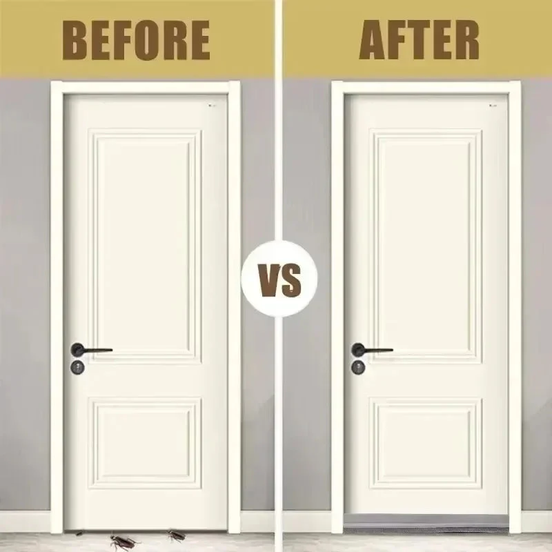 Door Bottom Seal | Heat-Resistant & Abrasion-Resistant | Adjustable Cut-to-Size 3.28 ft | Draft & Noise Reduction - Image 4